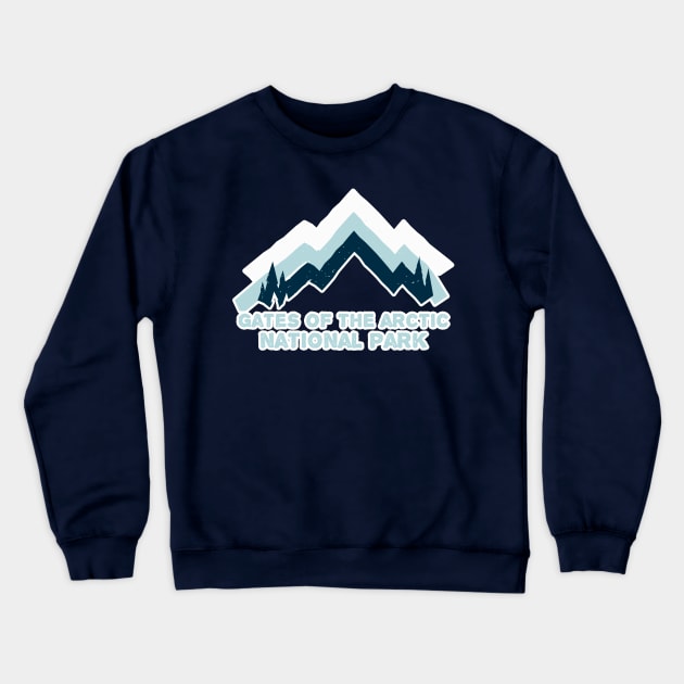 Gates of the Arctic National Park Crewneck Sweatshirt by roamfree